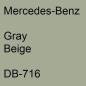 Preview: Mercedes-Benz, Gray Beige, DB-716.